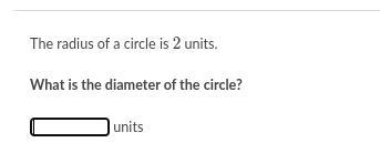 The radius of the circle is 2 units-example-1