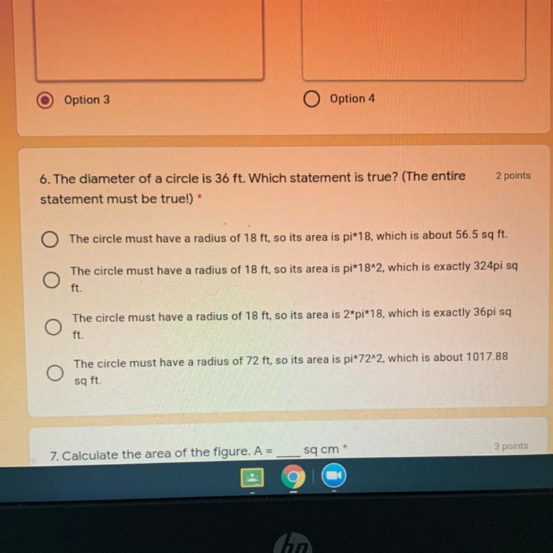 Which answer is true for #6?-example-1