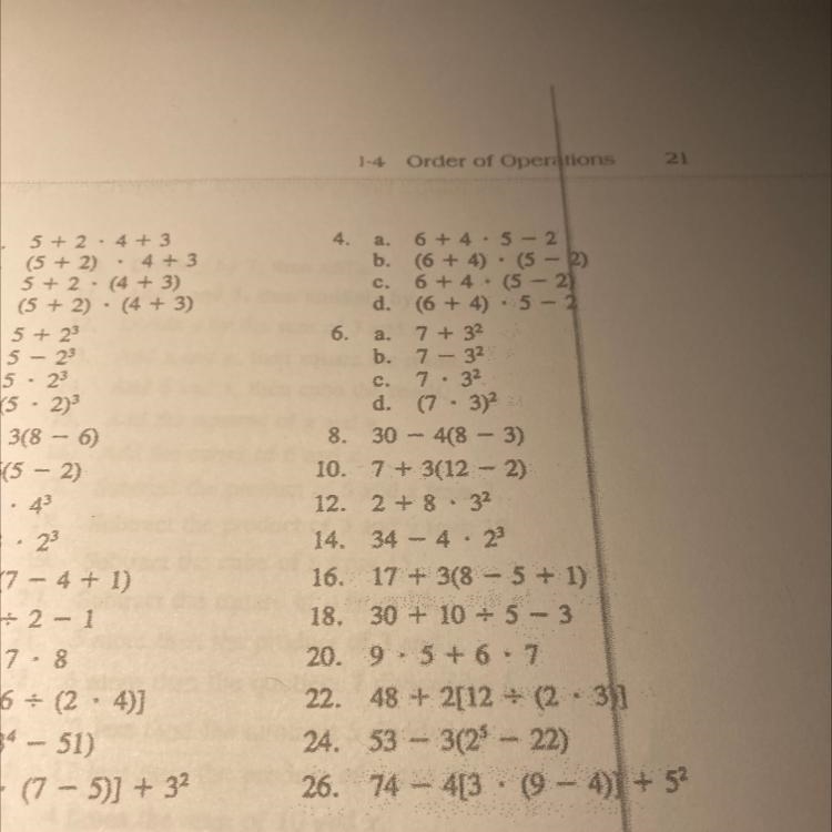 I need help with 20-26 evens-example-1