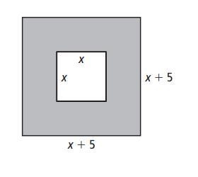 What is the area of the shaded part of the figure below?-example-1