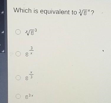 Which is equivalent to 3/8'? 2 OV ml O 8 3 22​-example-1