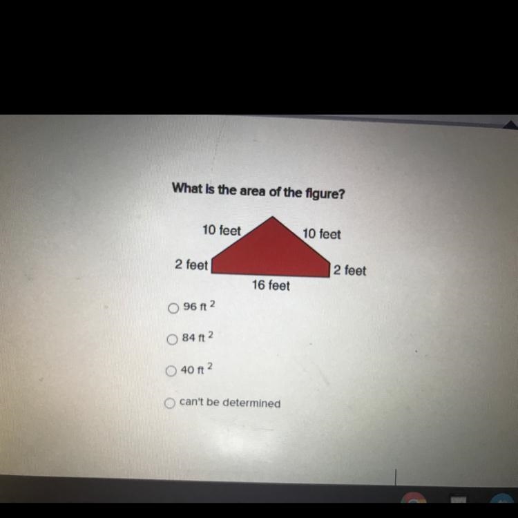 What is the area of the figure?-example-1