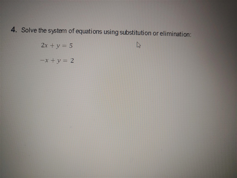 Solve the system of equations using elimination-example-1