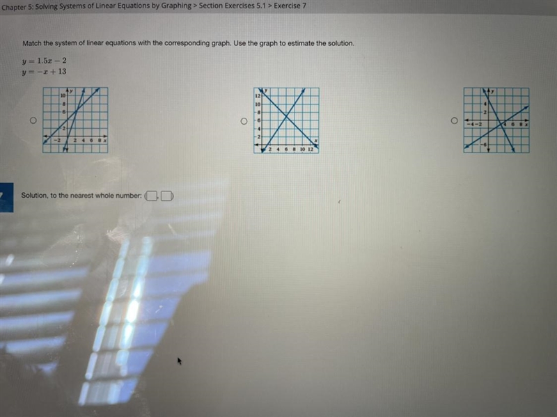 Can someone explain the steps on how to do this equation? (Solving Systems of Linear-example-1