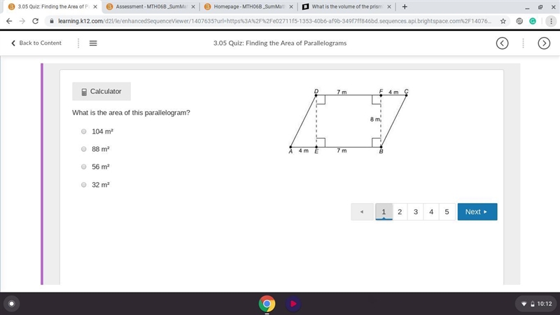 What is the area of this parallelogram?-example-1