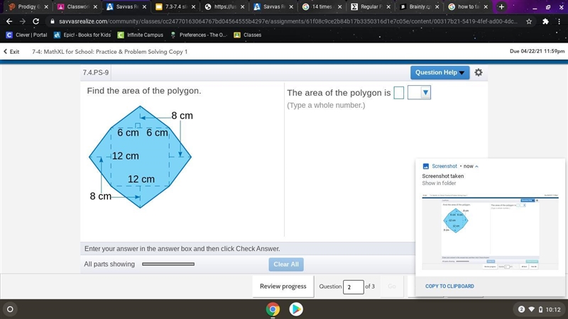 What is the area of this polygon?-example-1