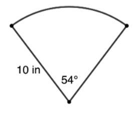 Ramsay cuts out a piece from a circular cardboard for a school project. The radius-example-1