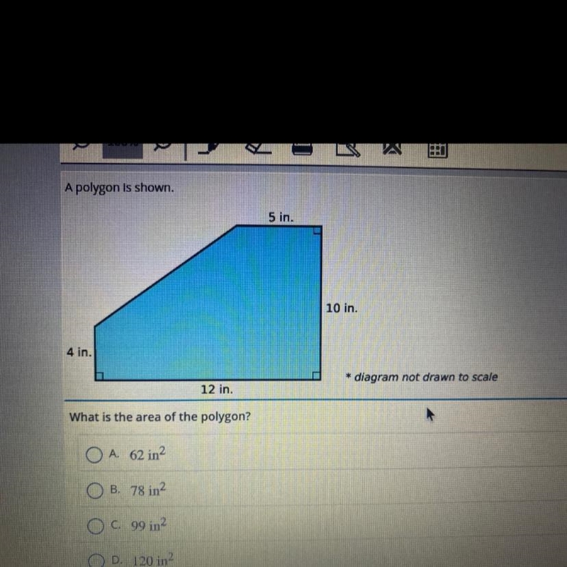 What is the area of the polygon?-example-1