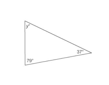 What is the value of y? Enter your answer in the box. y =-example-1