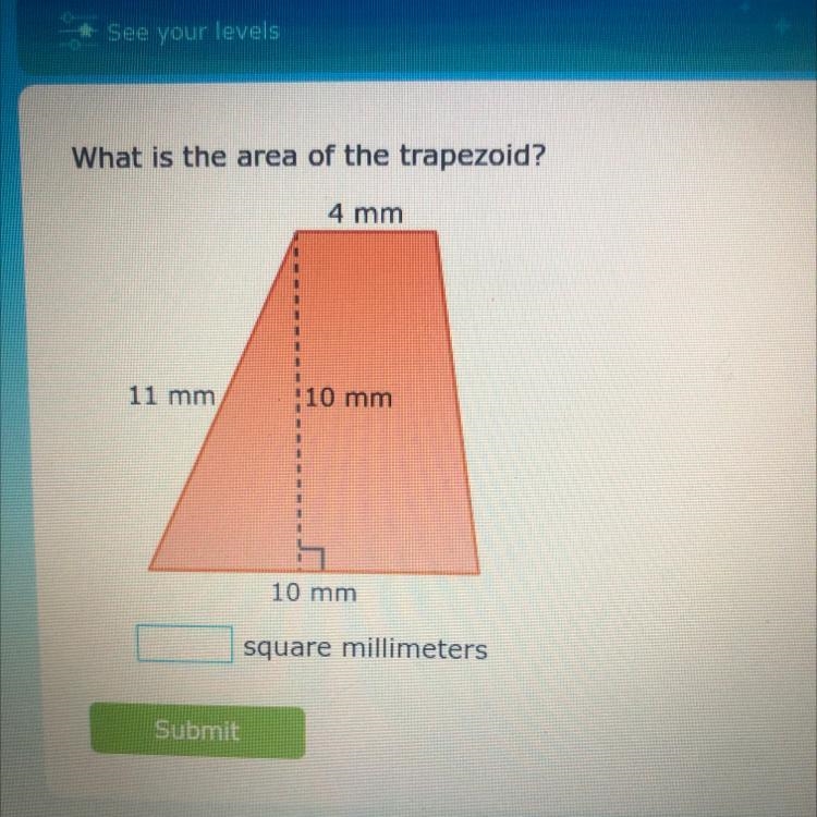 What is the area of the trapezoid?-example-1