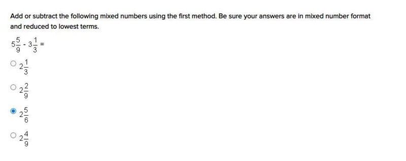 I need help! operations with mixed numbers-example-1