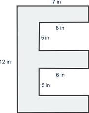 PLEASE HELP MEEEEEE I AM SOOOOOOOOOOOO CONFUZED Calculate the area of the irregular-example-1