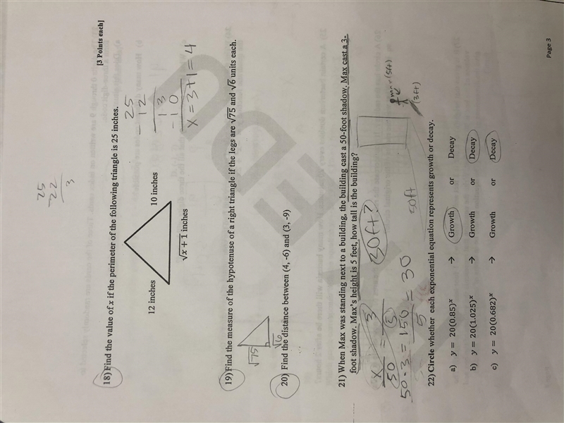 Can someone please help me with these 3 questions and help me check my work?-example-1