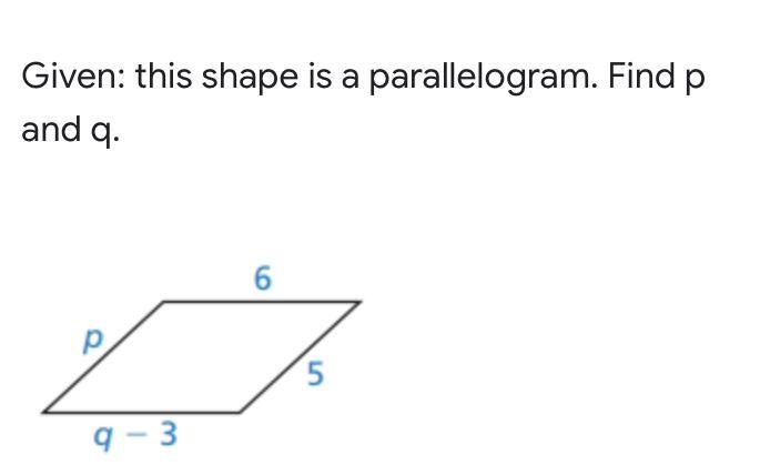 Find p and q .......-example-1