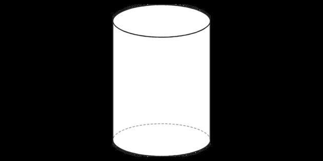 Which could NOT be the shape of a cross section of this cylinder?-example-1