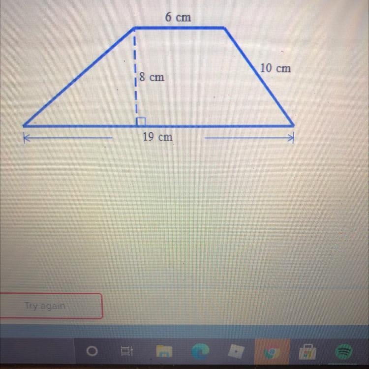 PLZZZ HELP WHAT IS THE AREA OF THIS TRAPEZOID?!?!?!-example-1