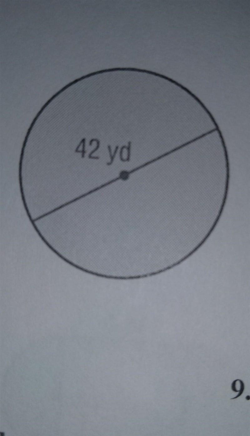 Please help me find the circumference and area ​-example-1