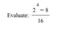 A) -8 B) 0 C) 1 o/ 2 1 over 2 D) 8-example-1