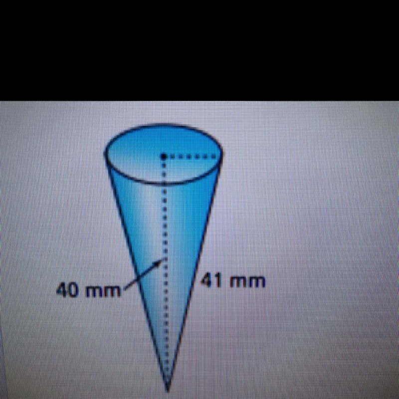 What is the volume of the cone? Estimate using 3.14 for pi, and round to the nearest-example-1