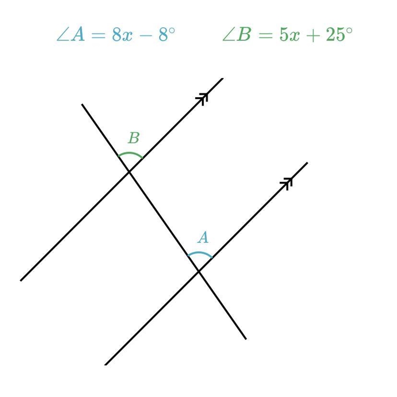 Solve for X then find the measure of angle B-example-1