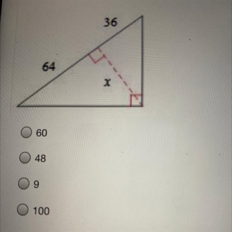 Hurry please! 30 points. Find the value of x.-example-1