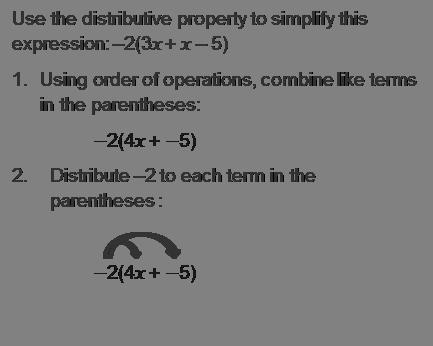 What is the simplified algebraic expression? 4x – 5 –8x – 5 –8x + 10 –8x – 10-example-1