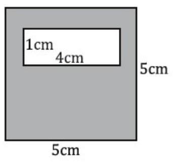 Find the area of the SHADED region. Round to the nearest TENTH if necessary.-example-1