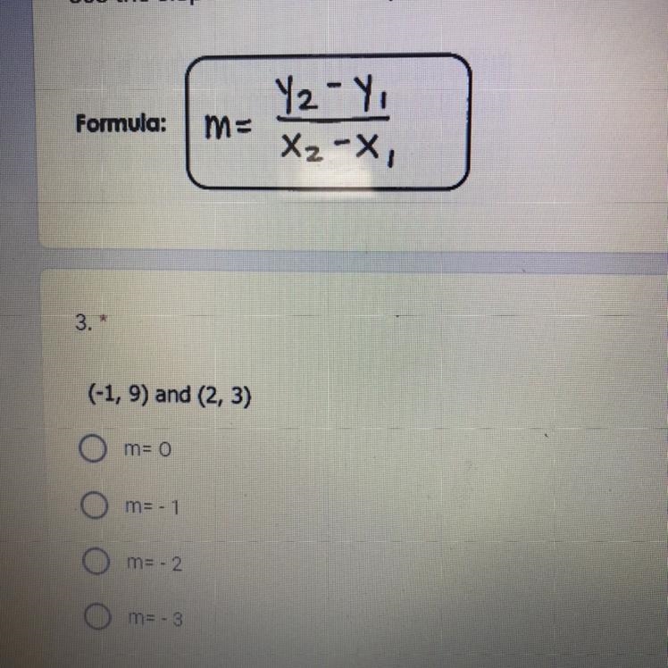 Use the slope formula-example-1