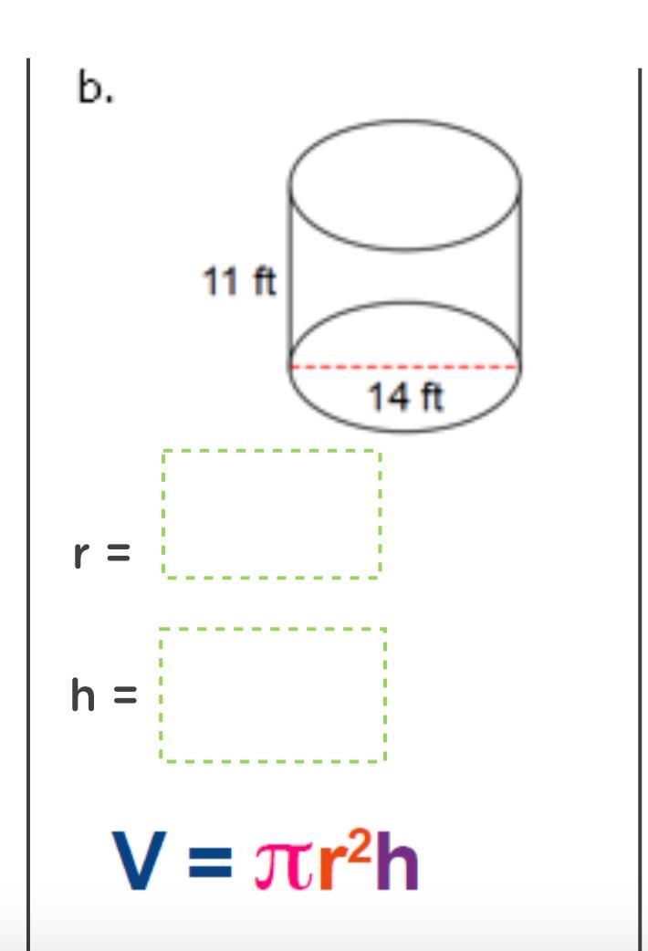 Find the volume of each figure below. Round to the nearest 10th, if necessary-example-1