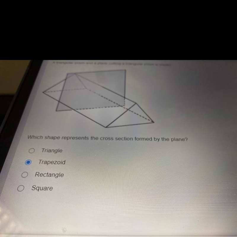 Which shape represents the cross section formed by the plane-example-1