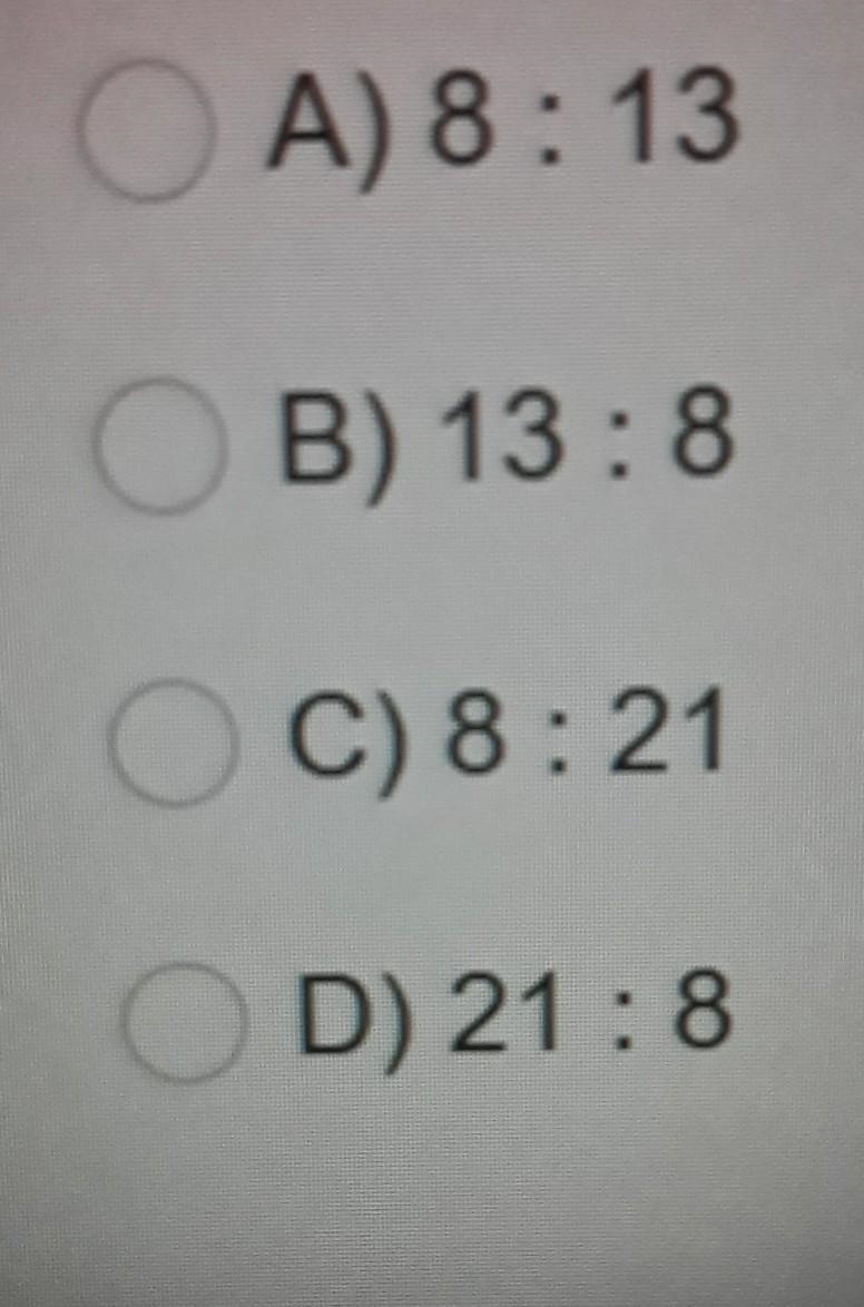 A bagel shop sold 8 plain bagels and 13 rye bagels. What is the ratio of the number-example-1