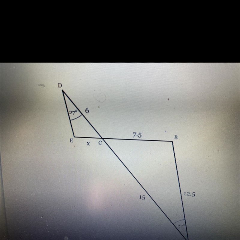 Solve for x. will mark brainlis-example-1