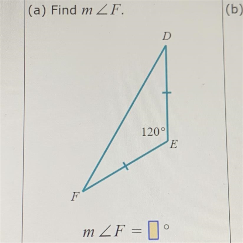 Does anyone know what measure angle F is ??-example-1