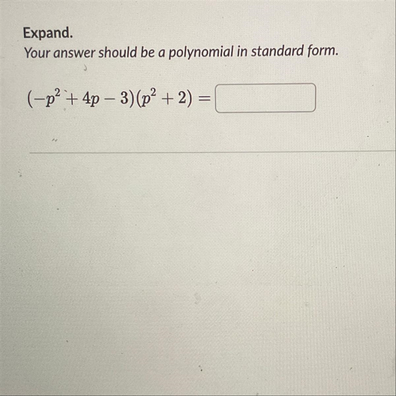 Expand. Your answer should be a polynomial in standard form.-example-1