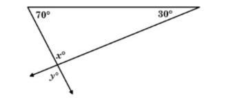 How do you know that ∠x ≅ ∠y? Question 21 options: Vertical angles are congruent. Opposite-example-1