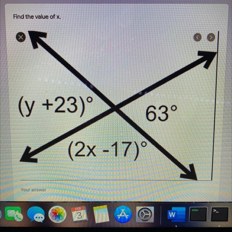 Find the value of x.-example-1