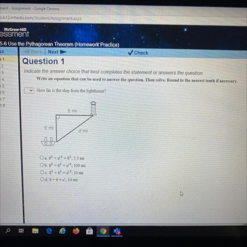 Question 1 Indicate the answer choice that best completes the statement or answers-example-1