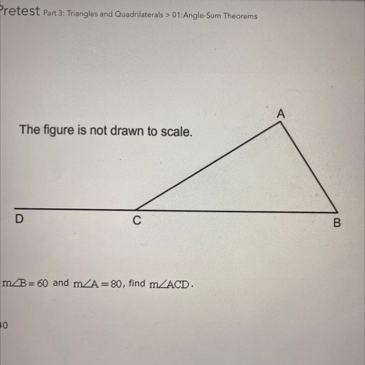 If m A.140 B.60 C.50 D.40-example-1