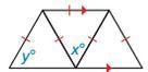 Find the values of x and y. PLEASE HELP ME ASAP!!!!-example-1