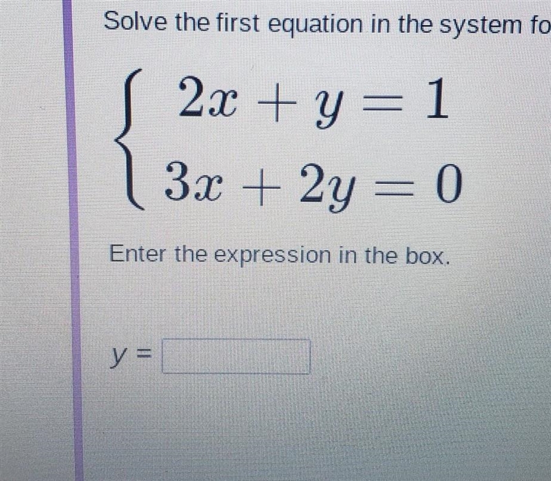 Slove the equation for y and x ​-example-1