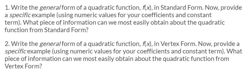 I need help with these questions for Quadratic functions-example-1