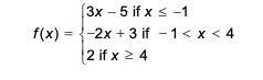 HELP PLS!!! make sure to submit a pic of the graph! Graph the piecewise function.-example-1