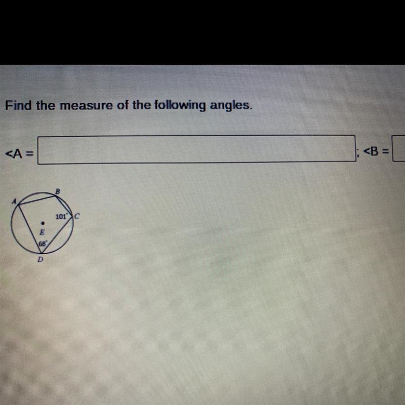 Find the measure of the following angles.-example-1