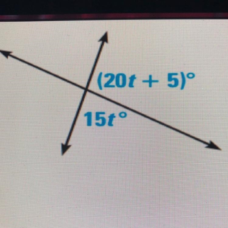 Question: find the value of t-example-1