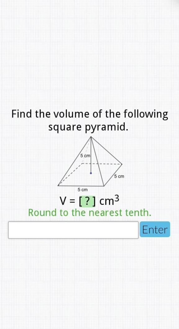 Find volume of sqaure pyramid​-example-1