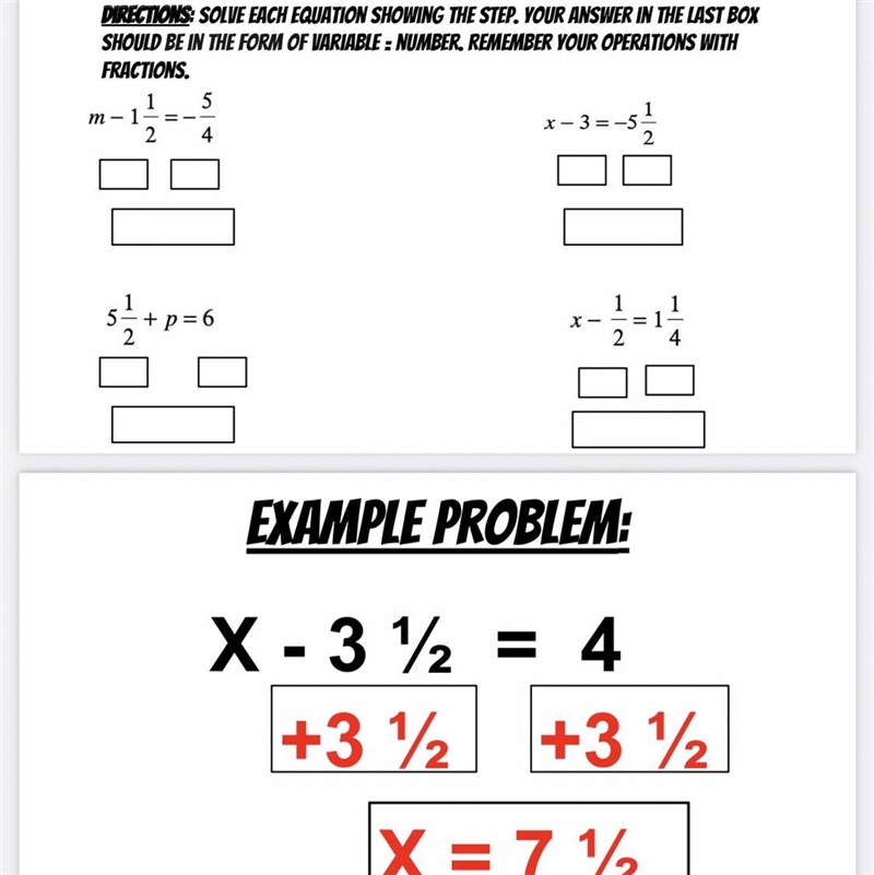 Seventh grade math problems, one step problems, please help !!-example-1