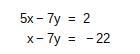 Solve the system using elimination.-example-1