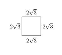 What is the area for this square. (This question is related to square roots) Pls answer-example-1