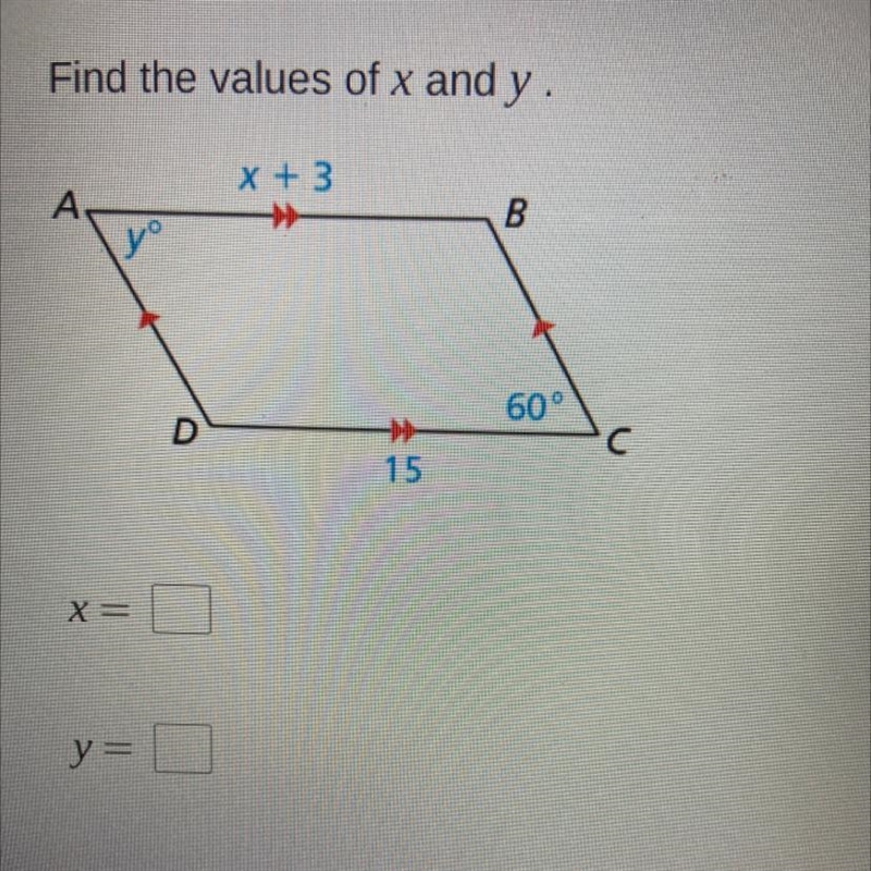 I need the answer for this please help me find X and Y-example-1