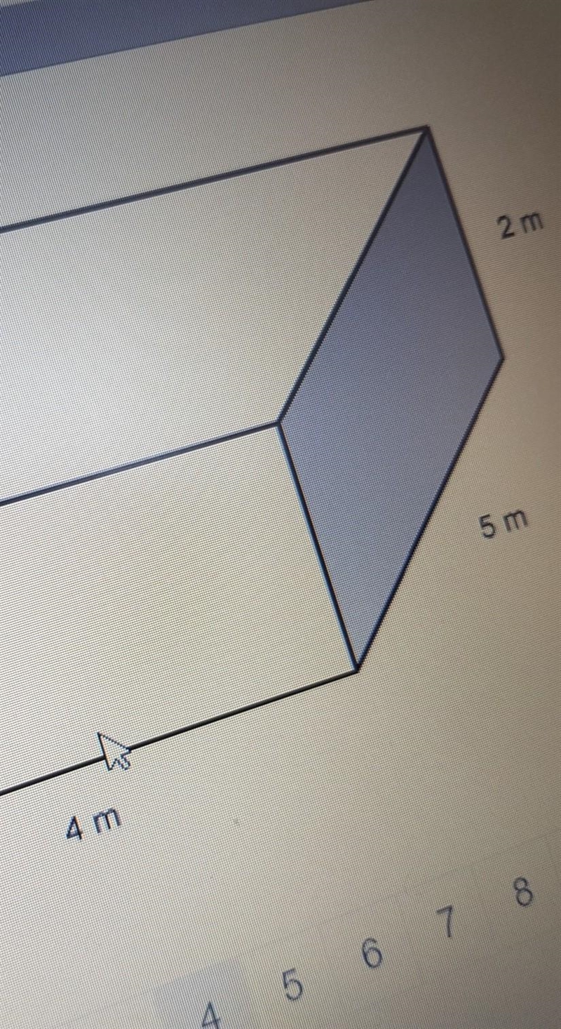 What is the surface area of this right rectangular prism. a rectangle with 4 width-example-1